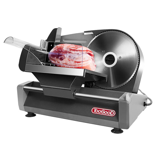 TooGood Meat Slicer for home, 1/4 HP, 180W Electric Food Slicer w/ 7.5