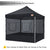 ABCCANOPY Food Booth 10' x 10' Sidewall Kit Set of 4, Includes 2 Roll-Up Serving Windows, Commercial Grade Mesh, Black