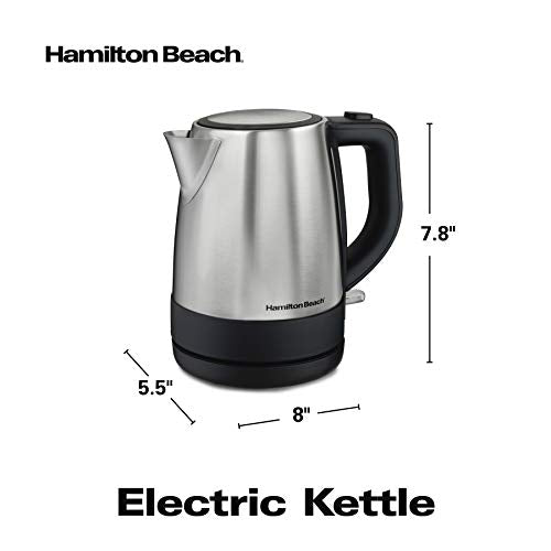  Hamilton Beach Electric Tea Kettle, Water Boiler