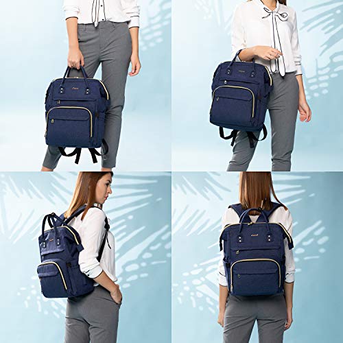 Yuanbang Laptop Backpack for Women, 15.6 inch Laptop Bag with USB Port, Stylish Travel Backpack, Backpack for Women Men Girls Teacher Nurse School